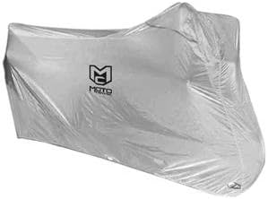 MotoCentric Waterproof PVC Motorcycle Cover - Small/Medium/Silver