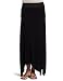 Kensie Girl Juniors Jersey Long Skirt, Black, X-Large