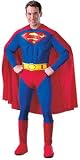 Fancy Dress Accessories - Official Licensed Superman Deluxe Muscle Chest Costume (Adults Medium Size)