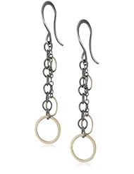Melissa Joy Manning "Mixed Metal" Tangle Chain Earrings