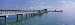 Pier in the Sea, Fort de Soto Park, Tierra Verde, Florida, USA Photographic Poster Print by Panoramic Images , 40x120
