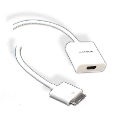 J-Tech Digital Premium iPhone 4, iPad, iPod Touch 4th Generation to HDMI Adapter On Sale