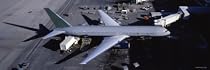 Airplane, Denver International Airport, Denver, Colorado, USA Photographic Poster Print by Panoramic Images, 120x40