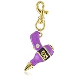 nOir For Barbie Purple Hairdryer Charm