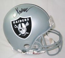 Marcus Allen Autographed/Hand Signed Oakland Raiders Pro Line Helmet by Riddell