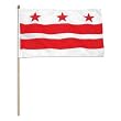 Washington DC Flag 12 x 18 inch