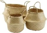 Lantern Moon Natural Mini Rice Basket-10X11-1/2 10910, 2 Item(s)/Order