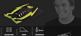 Creatures of Leisure RY CRAIKE Surfing Traction Pad in Black & Yellow