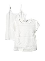 Tom Tailor Kids Pack x 2 Camisetas Manga Corta (Blanco)