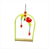 Medium Acrylic Swing with Mobile Bird Toy