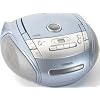 Lenco SCR-94 Tragbares CD-Radio mit Cassettenspieler (LCD-Display, 2 Watt) blau