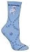 Schnoodle Light Blue Cotton Puppy Dog Breed Animal Socks 9-11