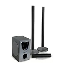 Acoustic Solutions - AS122 100W 3.1 Silver Home Theatre Speaker Kit