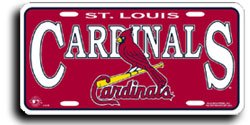 MLB License Plate - St. Louis Cardinals