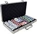 300 Piece 11.5g Poker Set with Aluminum Case Chip Design: Dice