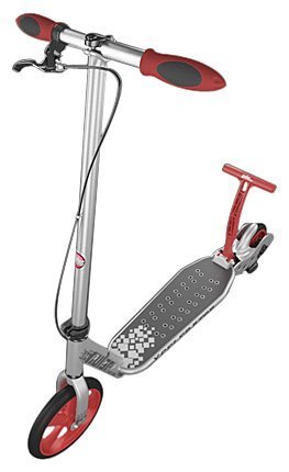 The Pulse Excelerator Kick n' Go Scooter - Stealth Black and Hypersonic Red