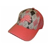 NFL Detroit Lions Pink Argyle Style Baseball Hat