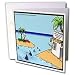 Londons Times Funny Society Cartoons - Danger Island - Greeting Cards-12 Greeting Cards with envelopes