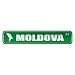 " MOLDOVA ST " STREET SIGN COUNTRY