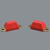 Prothane 1-1301 Axle Snubber Pair; Poly For 1976-86 Jeep CJ