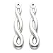 14K White Gold Earring Jacket