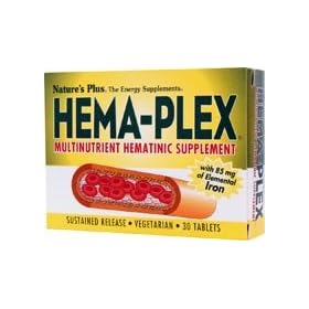 Click here to buy Nature's Plus - Hema-Plex, 30 tablets by Nature's Plus.