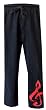 Treble Clef Black Cotton Lounge Pants for men