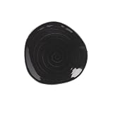Sasaki Spa Black Bread Plate