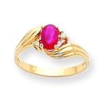 14k Ruby/Diamond Ring