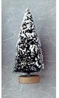 3 Inch Tall Artificial Miniature Snow Covered Sisal Christmas Trees 20 Pcs (2 Packages of 10)
