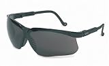Uvex S3212X Genesis Safety Eyewear, Black Frame, Dark Gray UV Extreme Anti-Fog Lens