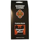 Gonesh Cone Incense Dragon's Blood - Custom Blend Black Package