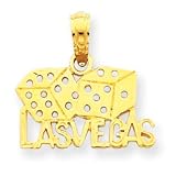 14k Las Vegas w/Dice Pendant