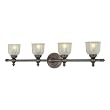 Minka Fordyce Dark Brushed Bronze 4 Light Bath 6534-267