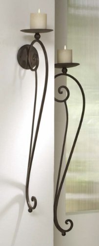 Candleholders - Long Scroll CBK Home