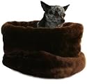Pet Flys Snuggle Bug Dog Bed & Bag - Brown Bear