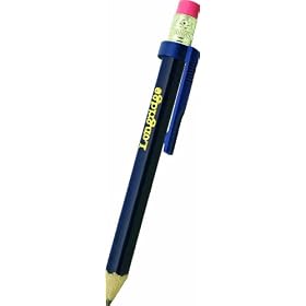 Longridge Golf Pencils With Eraser And Clip (5 Pcs) Scorekeeping Pencil - Royal Blue