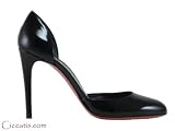 Miu Miu Prada Women's Black Patent D'orsay Heel Shoes