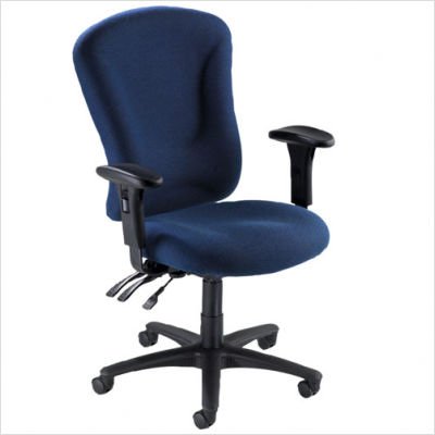 LLR66151 - Chair, Mid-Back Task, 26-3/4x26x48-1/4-51, Blue