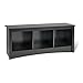 Prepac Cubbie Bench, Espresso