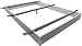 Queen 6" Steel Bed Base w/ Headboard Brackets By Fashion Bed Group