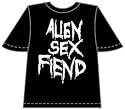 ALIEN SEX FIEND - Drippy Logo - Black T-shirt