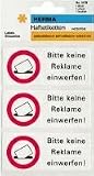 Herma Hinweisetiketten, "Keine Werbung Anzeigenbl.", wetterf., 10x1 Bl., 5742