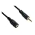 3.5mm Male Jack Plug to Female Socket M-F Lead Gold 10m