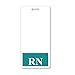 RN Badge Buddy - Heavy Duty Vertical Badge Buddies for Nurses - Spill & Tear Proof Cards - 2 Sided USA Printed Quick Role Identifier ID Tag Backer by Specialist ID