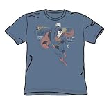 Superman This Is A Job For Adult S/S T-shirt in Slate by DC Comics