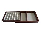 Axis 1450 Expandable Flocked Jewelry Organizer with Adjustable Divider