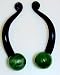 Right Face Myterra Gemstone 4'' Cabinet Pull Knob.Myterra's China Jade is an opaque stone with occasional darker green hues, used as a substitute for Jade because of its dark color, widely used for stone carvings.