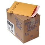 Sealed Air 10185 Sealed Air Jiffylite Mailers, Self-Seal, 6x10, Brown Kraft, 25/Ctn