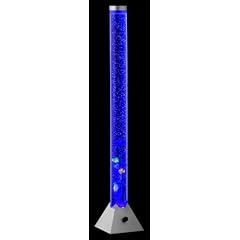 Reality Leuchten R5073-47 LED-Wassers�ule, mit Farbwechsler, inkl. 5-er Set Deko-Fische, in titanfarben